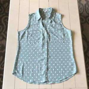 Express Portifino Sleeveless Blouse Size M